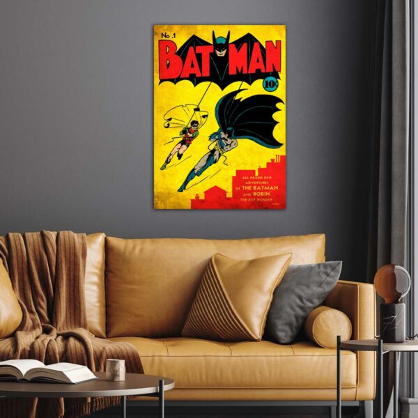 DC Comics Batman and Robin Vintage Poster