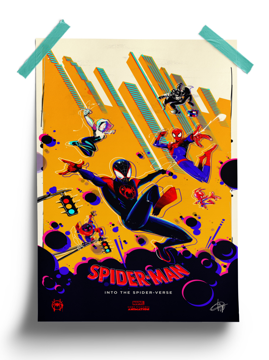 SPIDER-MAN INTO THE SPIDER-VERSE POSTER