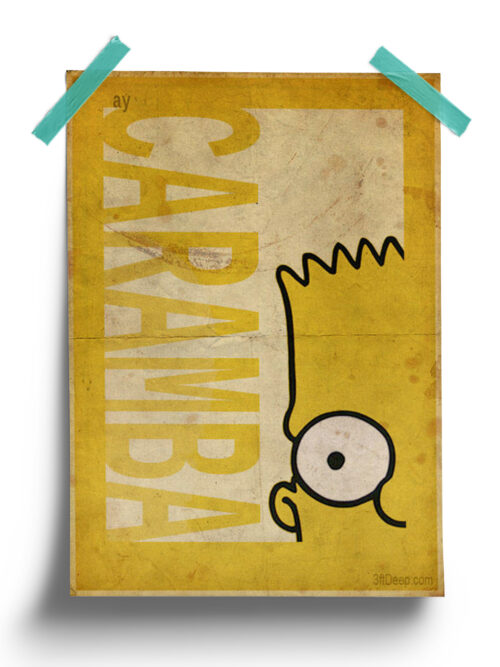 Bart Simpson | The Simpsons Minimalist Poster