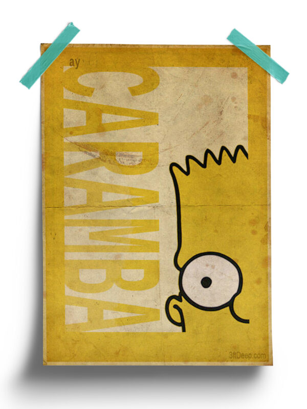 Bart Simpson | The Simpsons Minimalist Poster