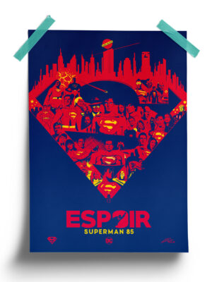 SUPERMAN 85 Years Anniversary Poster