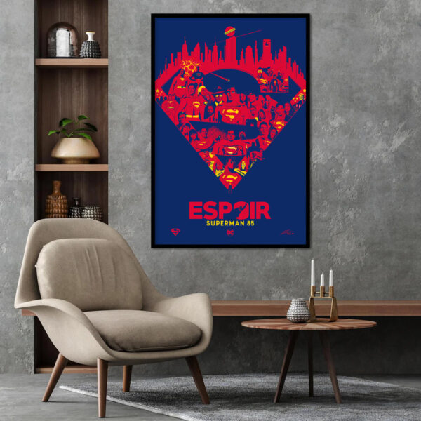 SUPERMAN 85 Years Anniversary Poster