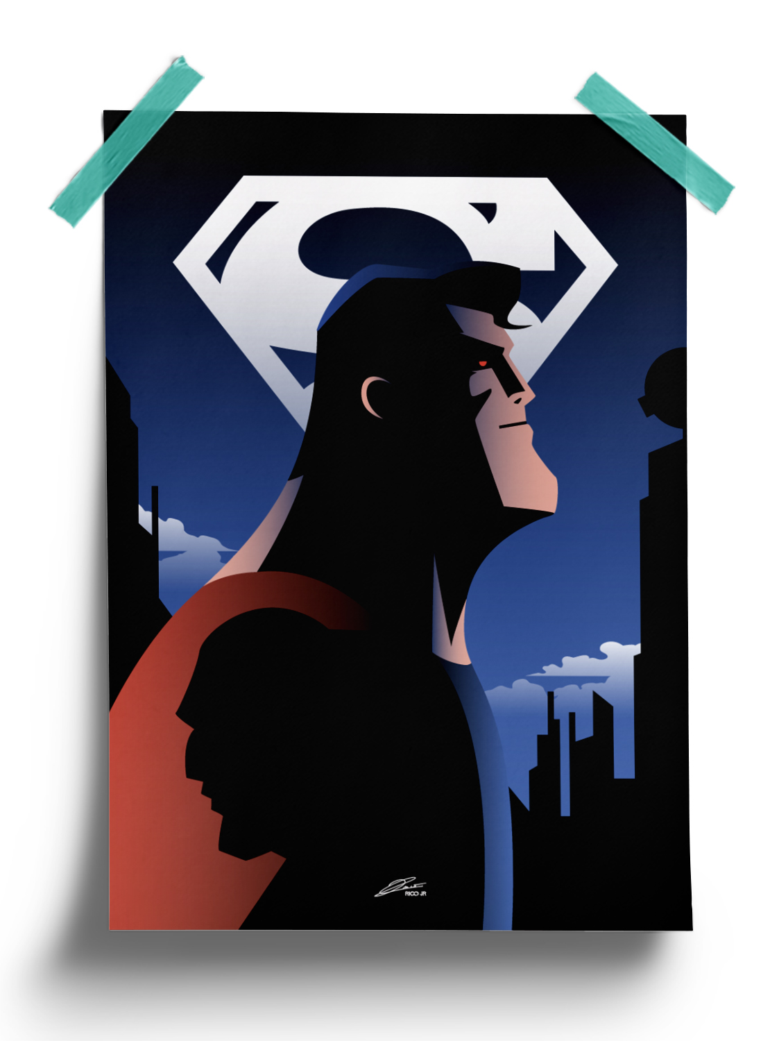 SUPERMAN Animated Series Poster