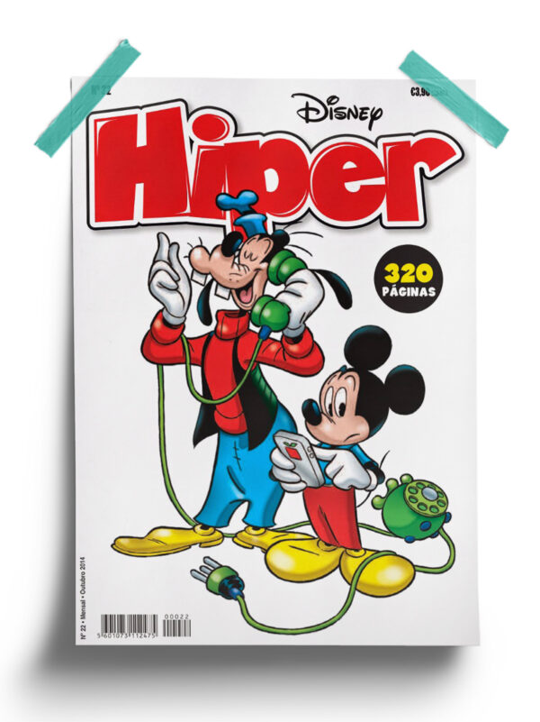 Hiper | Goofy and Mickey Mouse Poster