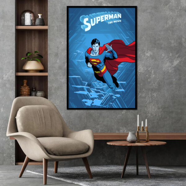 Superman The Movie Comic Poster