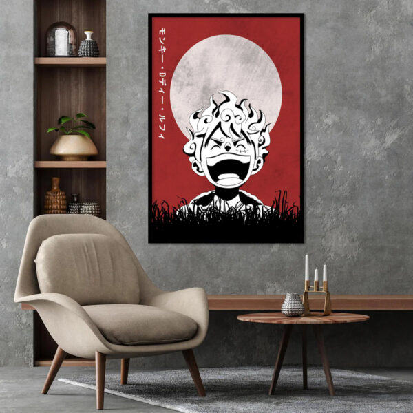 One Piece Gear 5 Luffy anime Poster