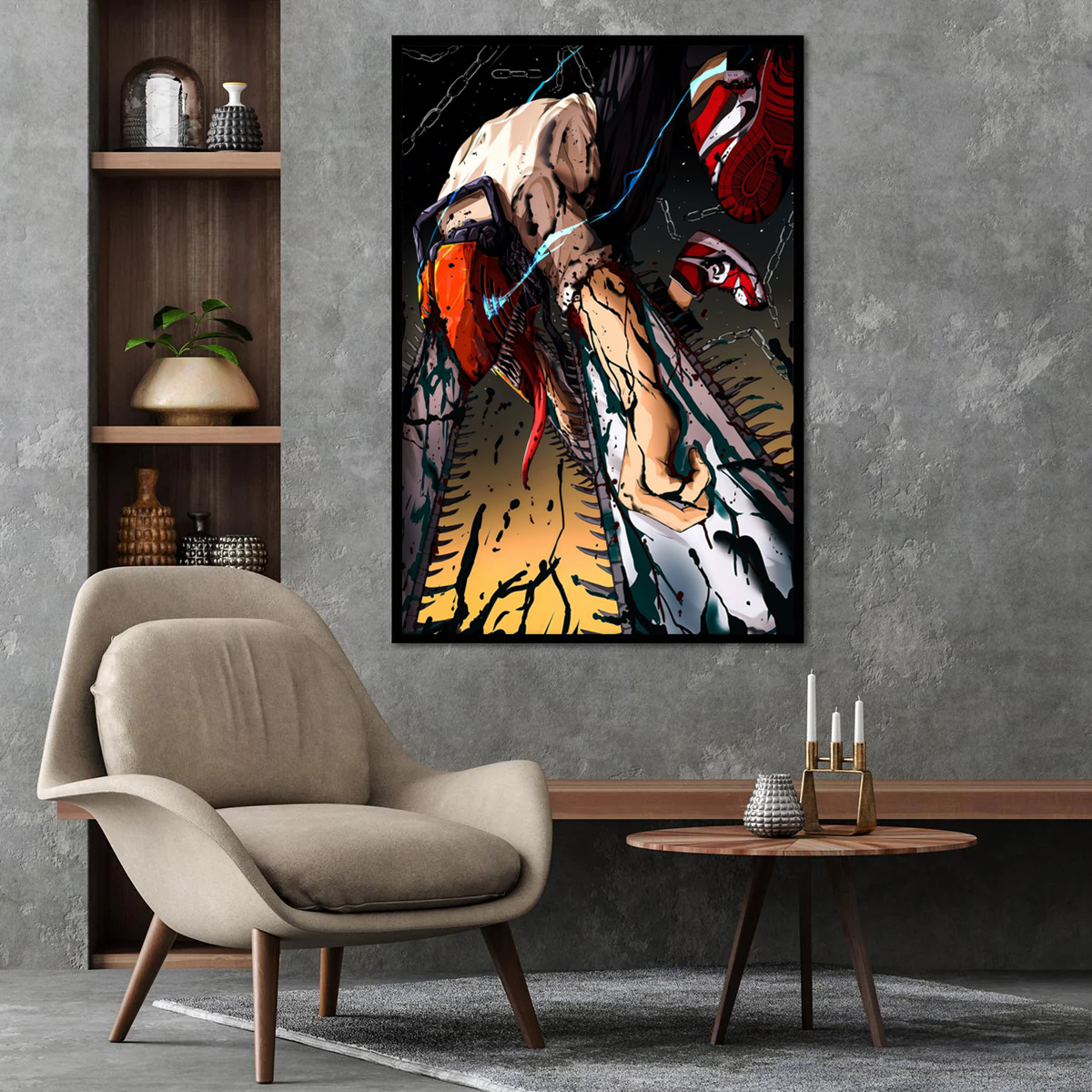 Chainsaw Man | Rust anime Poster