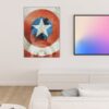 Marvel Comics Shield Captain America Poster