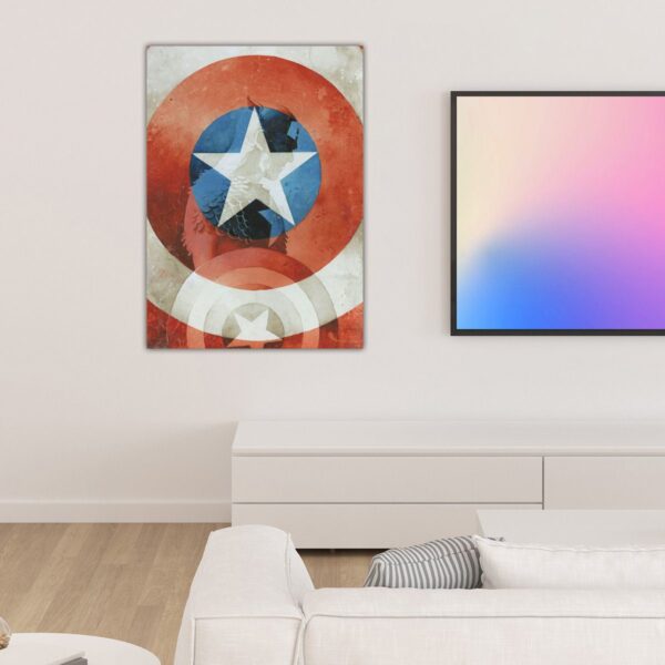 Marvel Comics Shield Captain America Poster