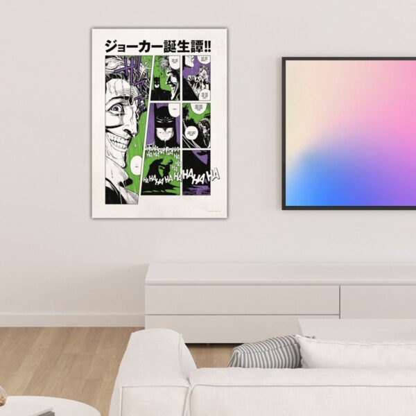 DC Comics Batman & Joker Manga Poster