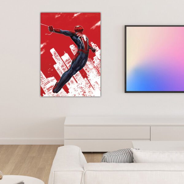 Marvel Comics Flying Spider Man Poster
