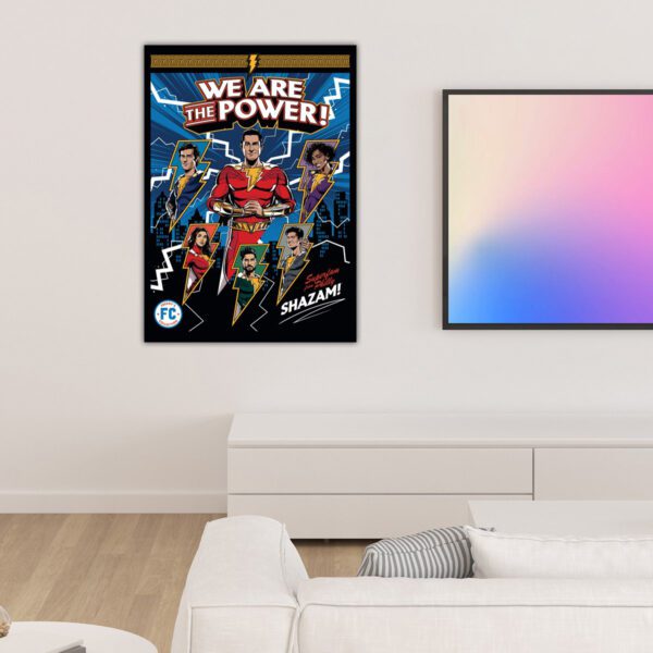 DC Comics : We are the Power Shazam Poster