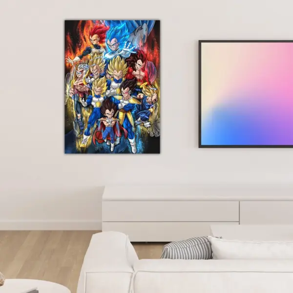Dragon Ball | Prince Vegeta Family anime Poster