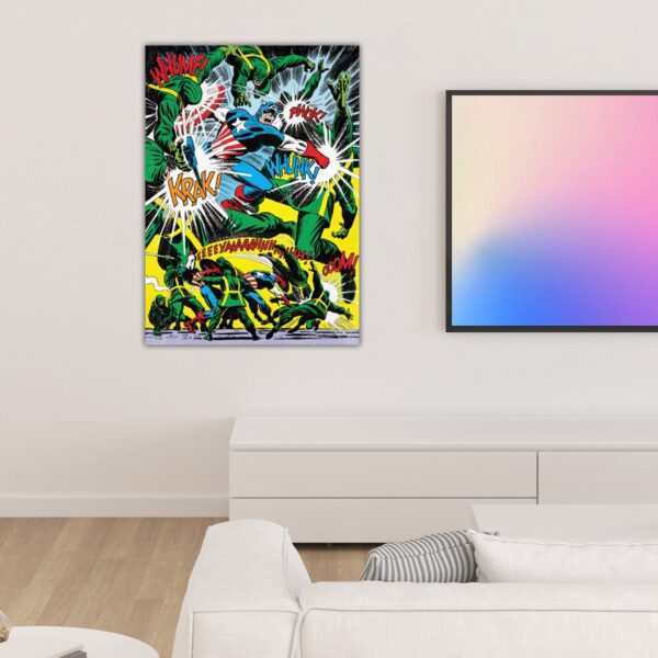 Marvel Comics Whumpf Captain America Poster