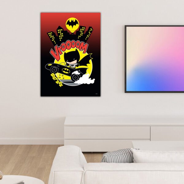 DC Comics Chibi Batman Night Driving Poster