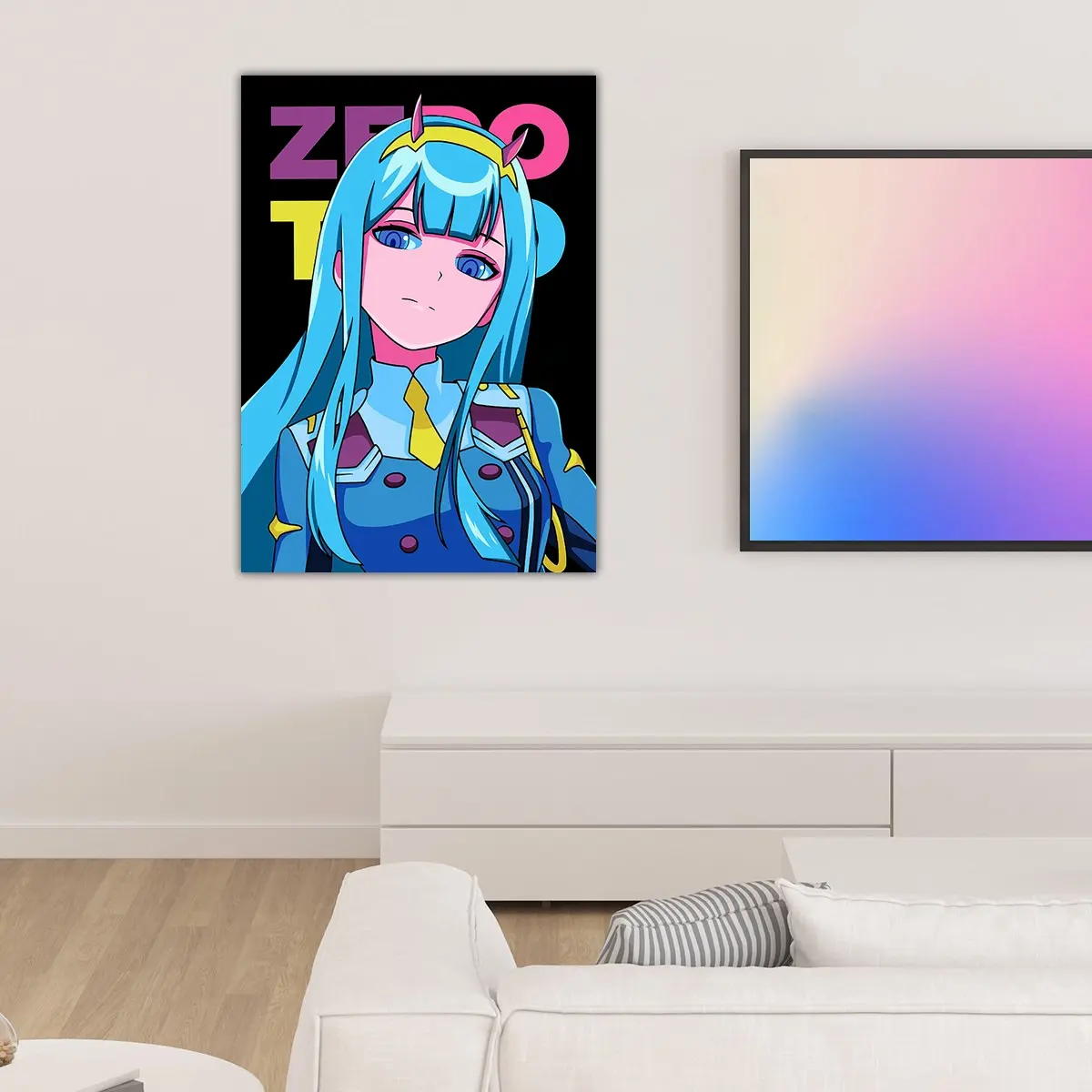 Darling in the Franxx | Zero Two Pop art anime Poster