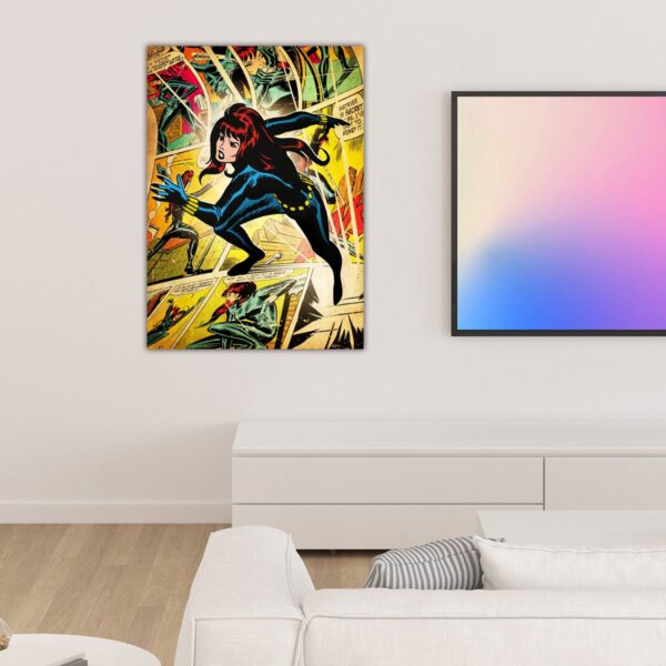 Marvel Comic Black Widow Poster