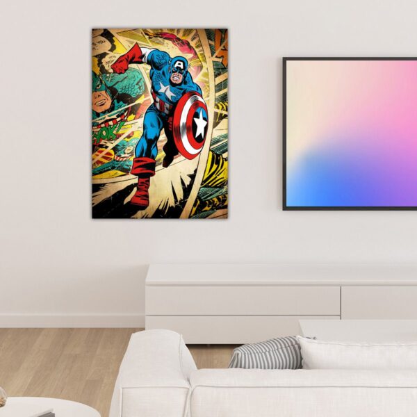 Marvel Vintage Captain America Poster