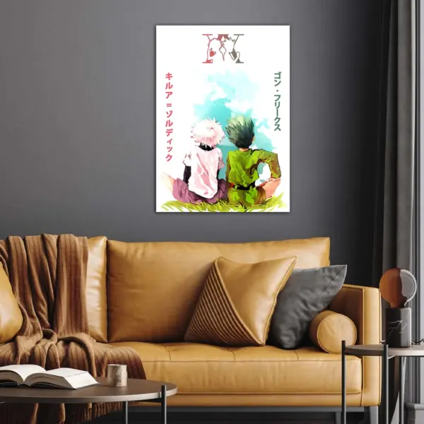 Hunter x Hunter | Gon x Killua Paint anime Poster
