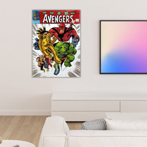Marvel : Vintage Avengers Poster