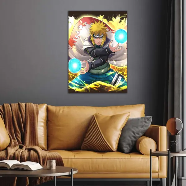 Naruto Shippuden | Action Minato Namikaze anime Poster