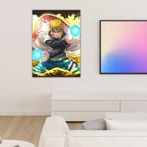 Naruto Shippuden | Action Minato Namikaze anime Poster