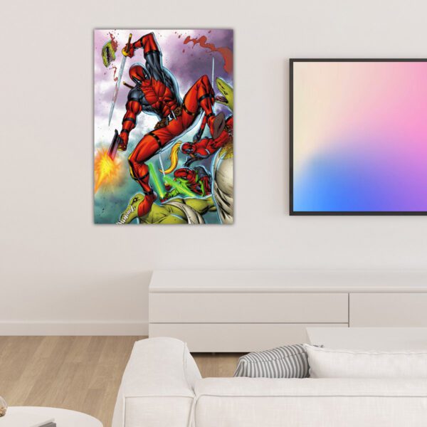 DC Comics : Deadpool vs Reptiles Poster