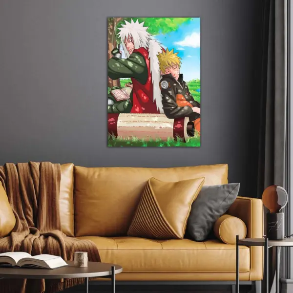 Naruto Shippuden | Jiraya and Naruto anime Poster