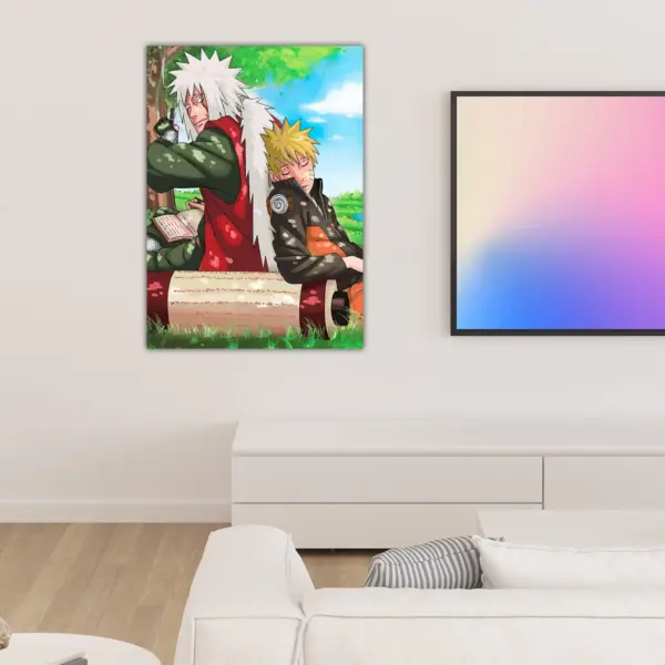 Naruto Shippuden | Jiraya and Naruto anime Poster