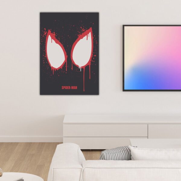 Marvel Comics Minimalistic Spider Man Poster