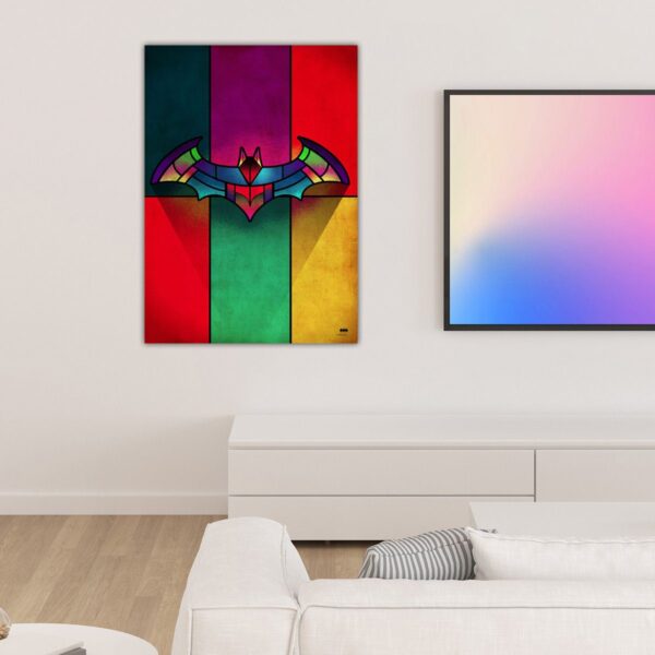 DC Comics Stained Glass Batman Poster