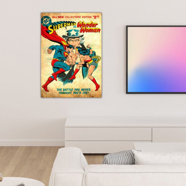DC Comics : Superman vs Wonder woman Poster
