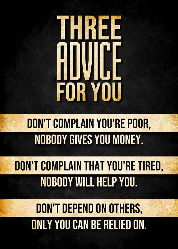 3 Advice For You Poster
