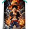 Red Roc Straw Hat - One Piece Poster