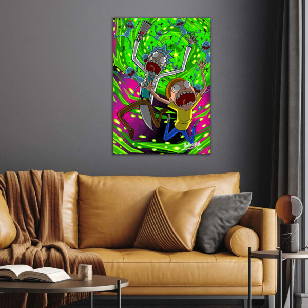 Green Hole - Rick and Morty Poster