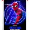 Spiderman Homecoming Neon Poster