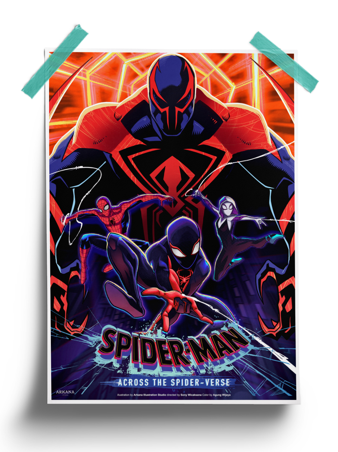 Across the Spider-Verse - Spider man Official Poster