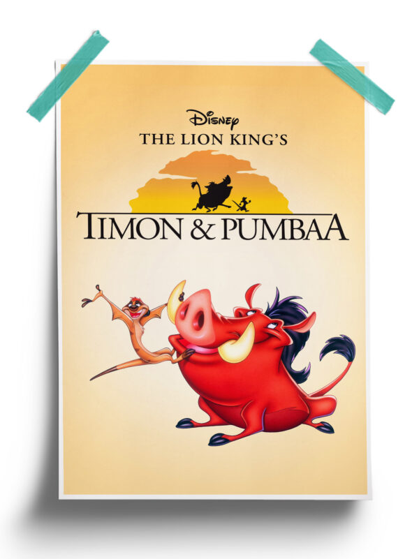 Timon and Pumbaa - The Lion King Official Poster