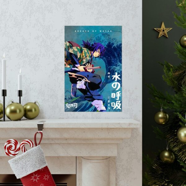 43138-110.jpg Breath of Water Giyu Tomioka Kimetsu no Yaiba Poster