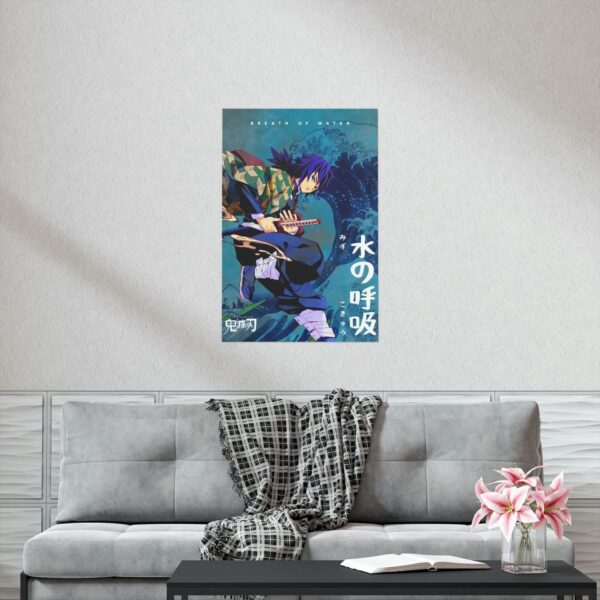 43150-112.jpg Breath of Water Giyu Tomioka Kimetsu no Yaiba Poster