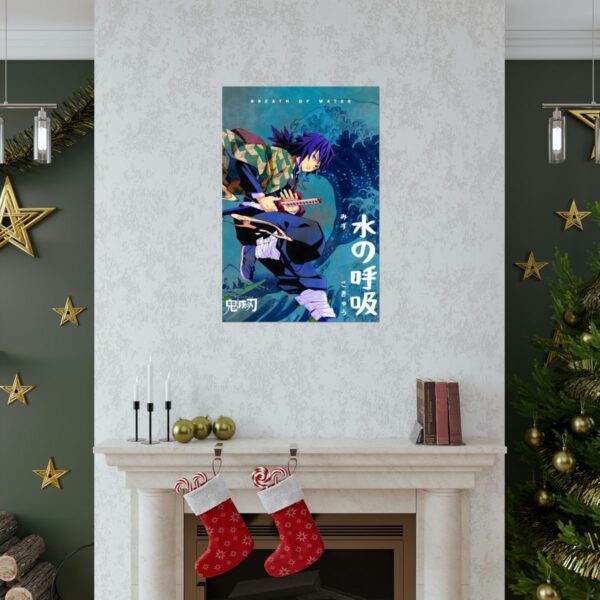 43150-113.jpg Breath of Water Giyu Tomioka Kimetsu no Yaiba Poster