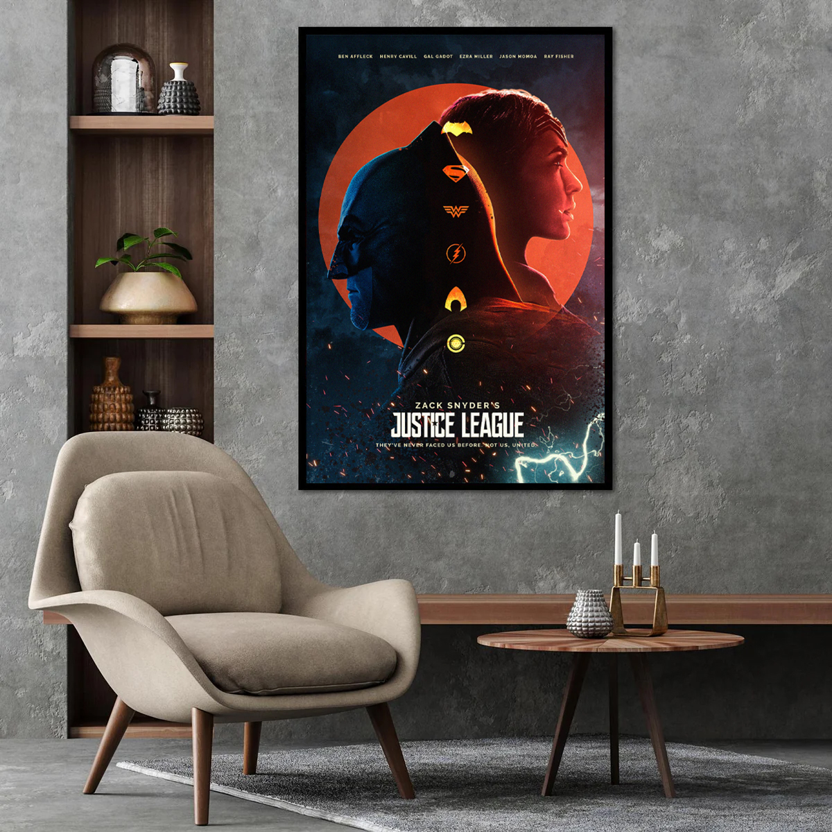 Zack Snyder & Gal Gadot Justice League Poster