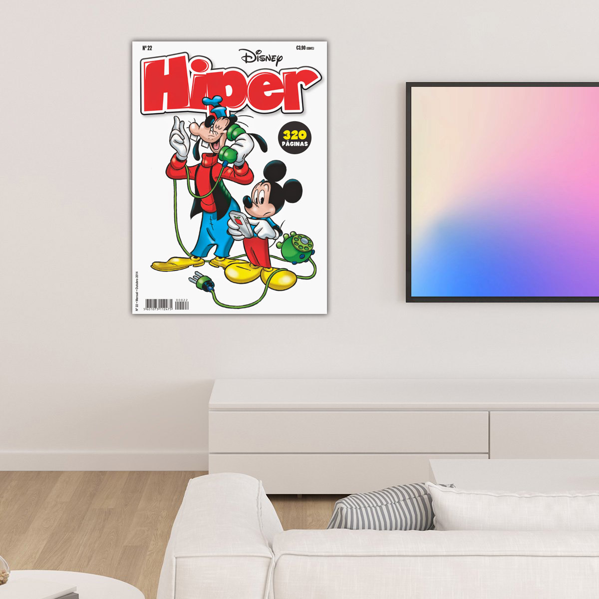 Hiper | Goofy and Mickey Mouse Poster