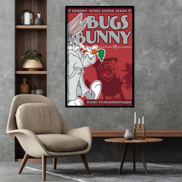 Bugs Bunny Super Star - Looney Tunes Official Poster