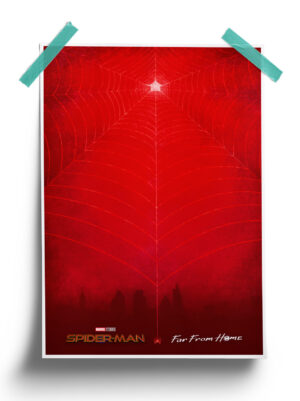 Far from Home Web - Spider man Official Poster