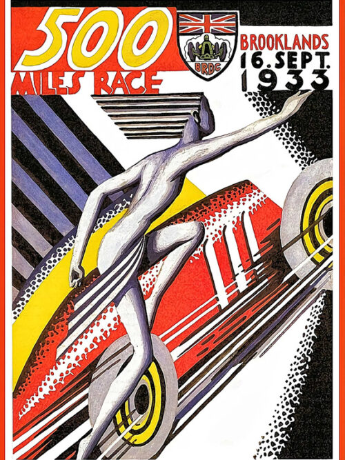 500 Miles Race Brooklands 16 Sept Poster