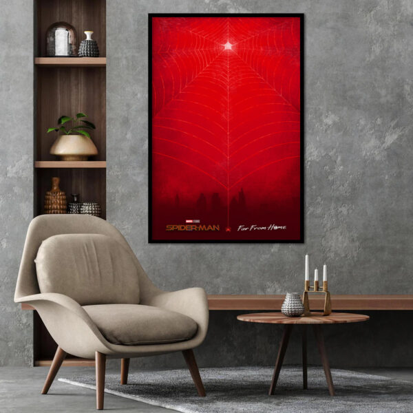 Far from Home Web - Spider man Official Poster