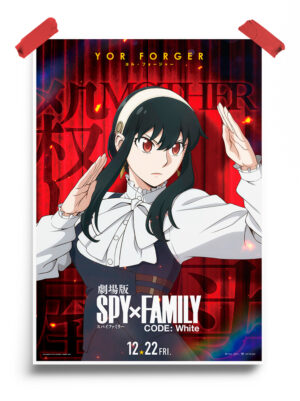 Yor Forger Spy x Family Code White Official Poster