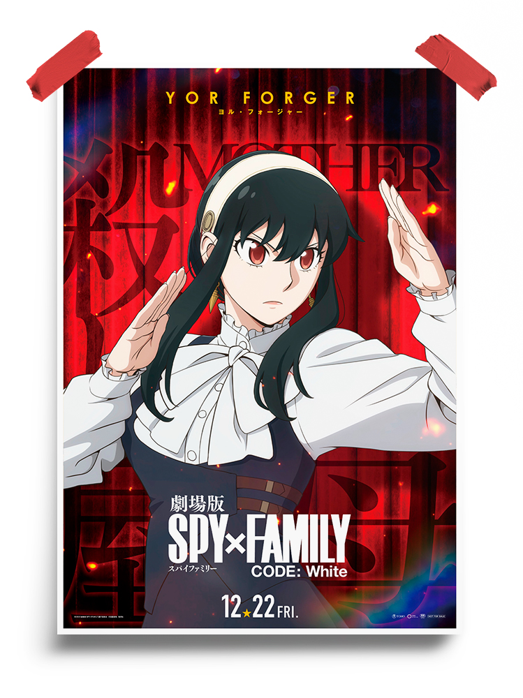 Yor Forger Spy x Family Code White Official Poster