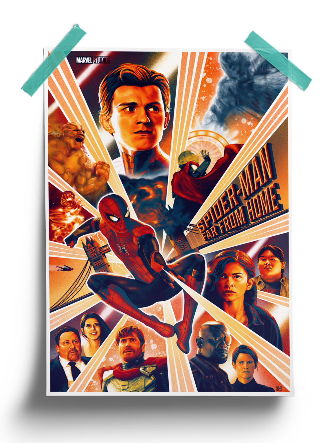 Far From Home - Spider man Official Poster